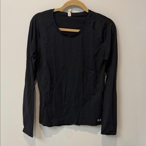 Under Armour Women's Midnight Black Long Sleeve Tee